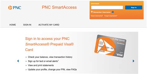 pnc smart access activate card|smart access log in.